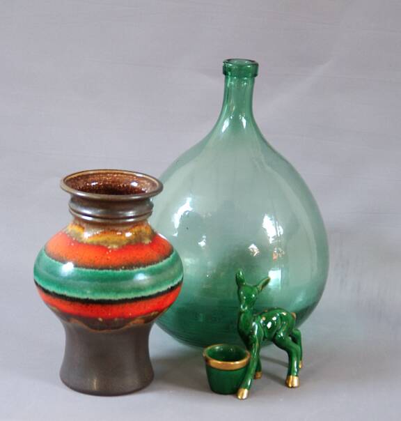 West germany fat lava vase Circa 60