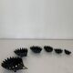 Vintage 1950 hedgehog ashtrays by Walter Bosse for Hertha Baller