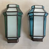 Set of 2 oriental wall lights