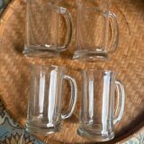 Four vintage mugs