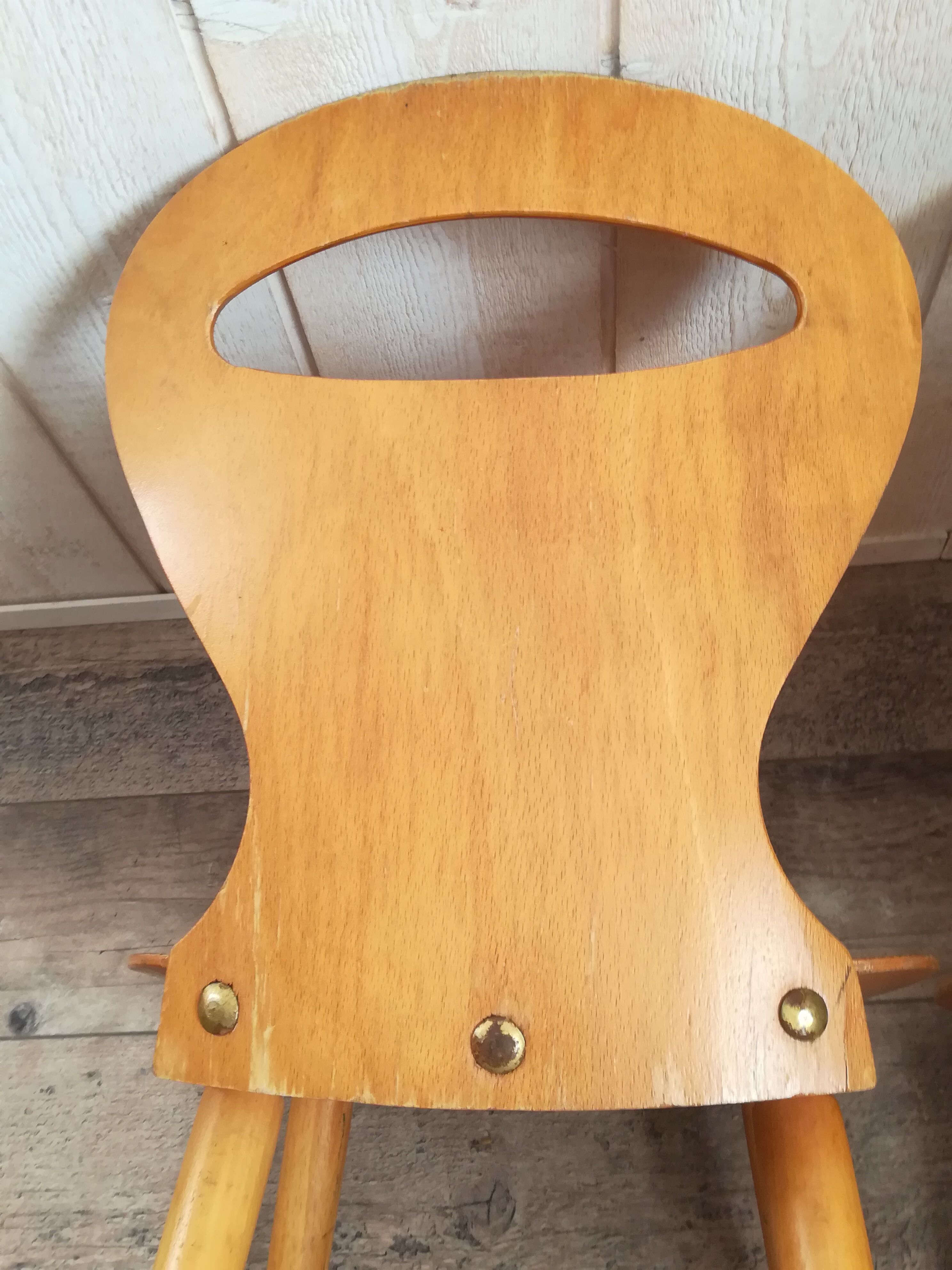 Paire de chaises Baumann modèle fourmi enfant
