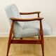 Light Blue GFM63 Lounge Chair by J. Kedziorek, 1970s