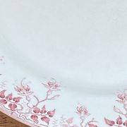 Round plate made of ironstone