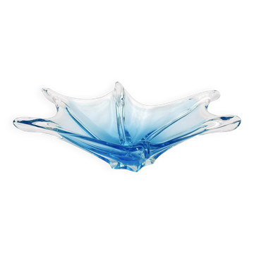 Coupe bleue Sommerso Murano Italie