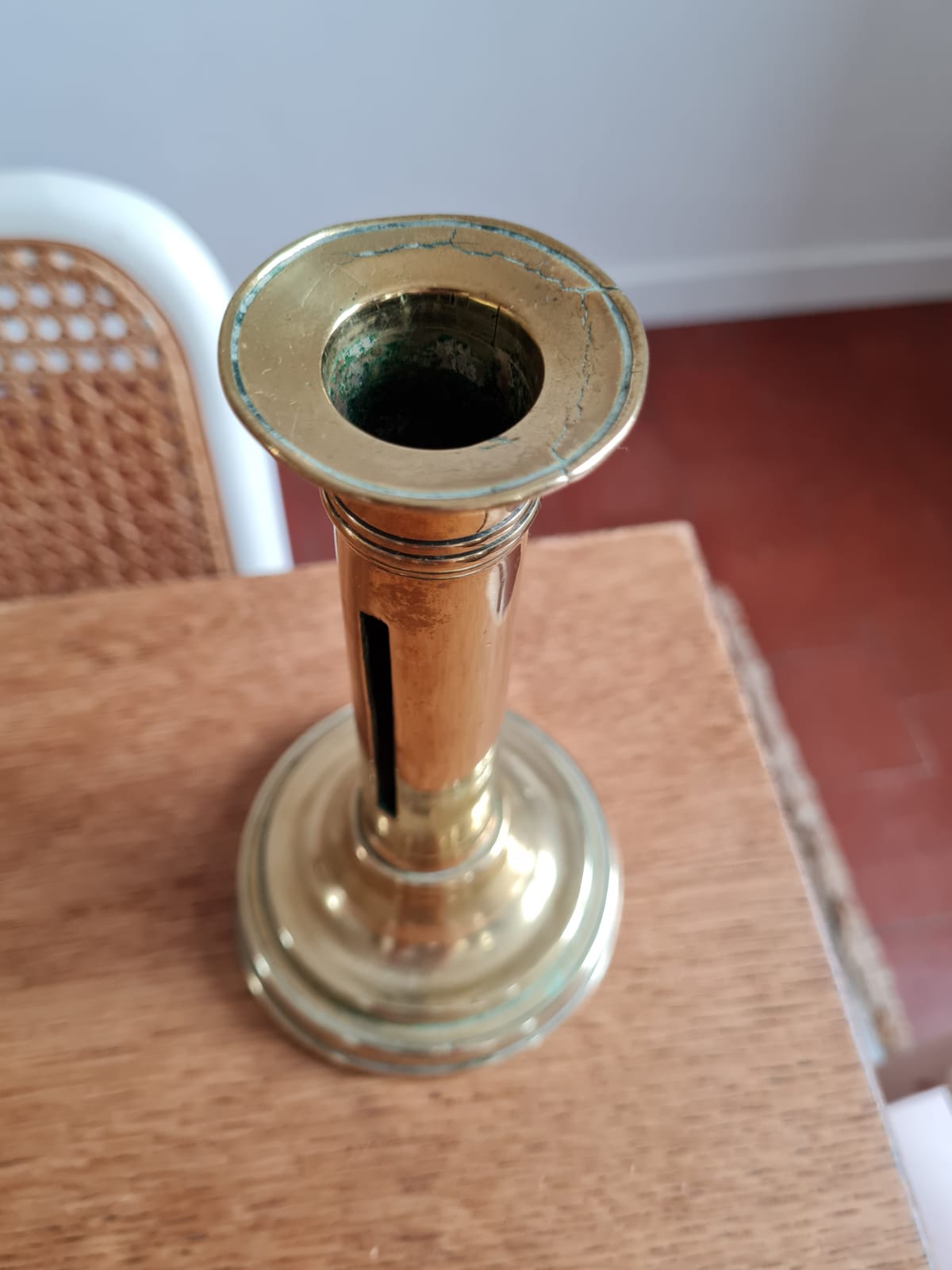 Brass candlestick