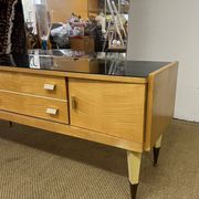 Coiffeuse vintage des années 50 en bois de bouleau