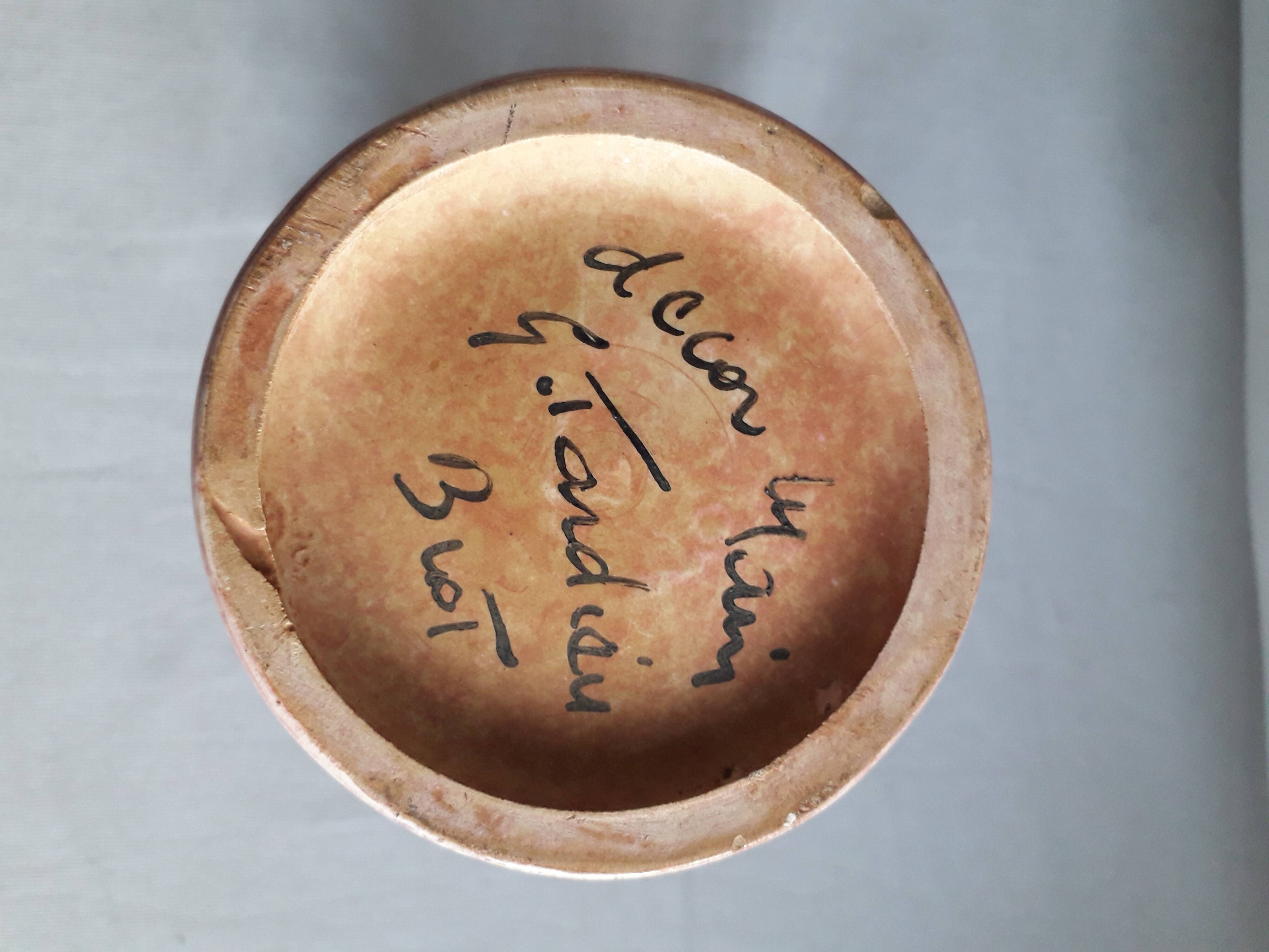 Vintage vase signed Georges Tardieu