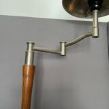 Lampe de table en bois et aluminium