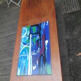 Scandinavian coffee table, Touraine enamels