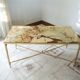 Table basse en onyx années 60/70