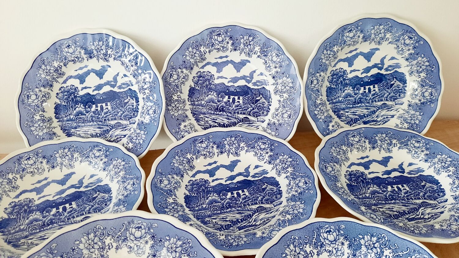 Hollow plate Swiss Landscape vintage