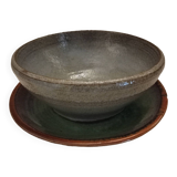 Iridescent stoneware set