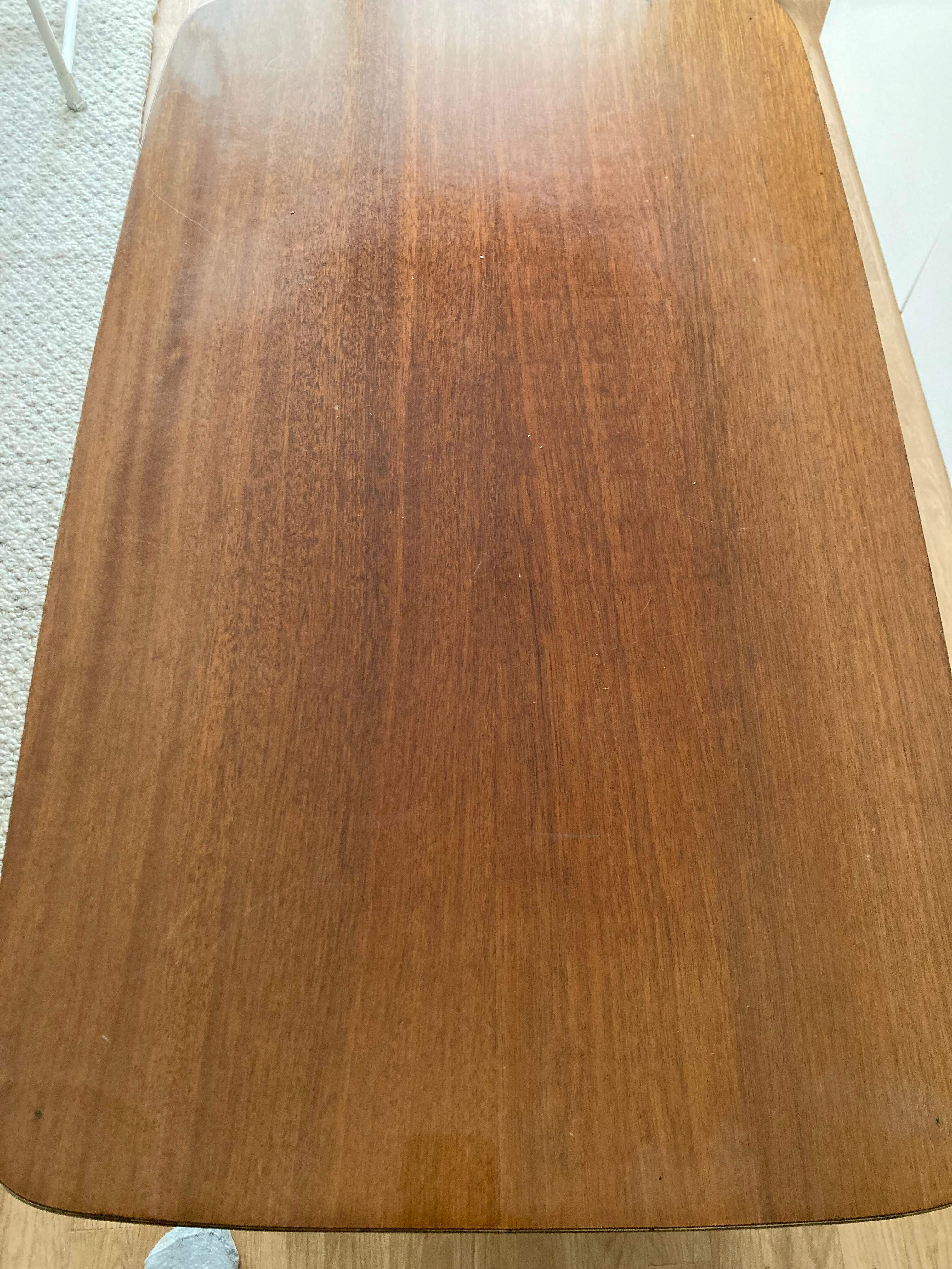 Vintage rolling side table