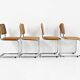 Set of 4 Dining Chairs Style B32 by Marcel Breuer