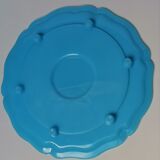 Blue opaline presentation dish