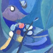 Acrylique sur panneau de georges wicky