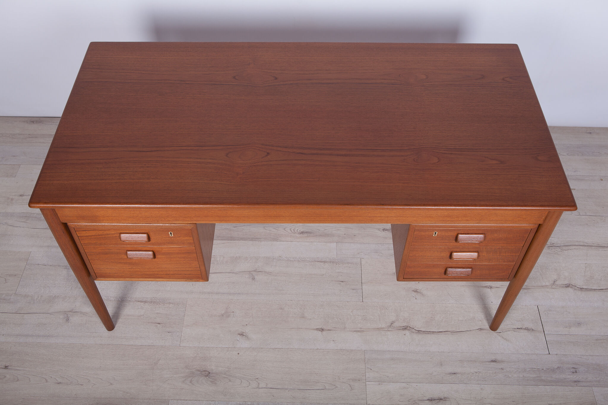 Danish teak desk by Børge Mogensen Søborg Furniture, 1960s