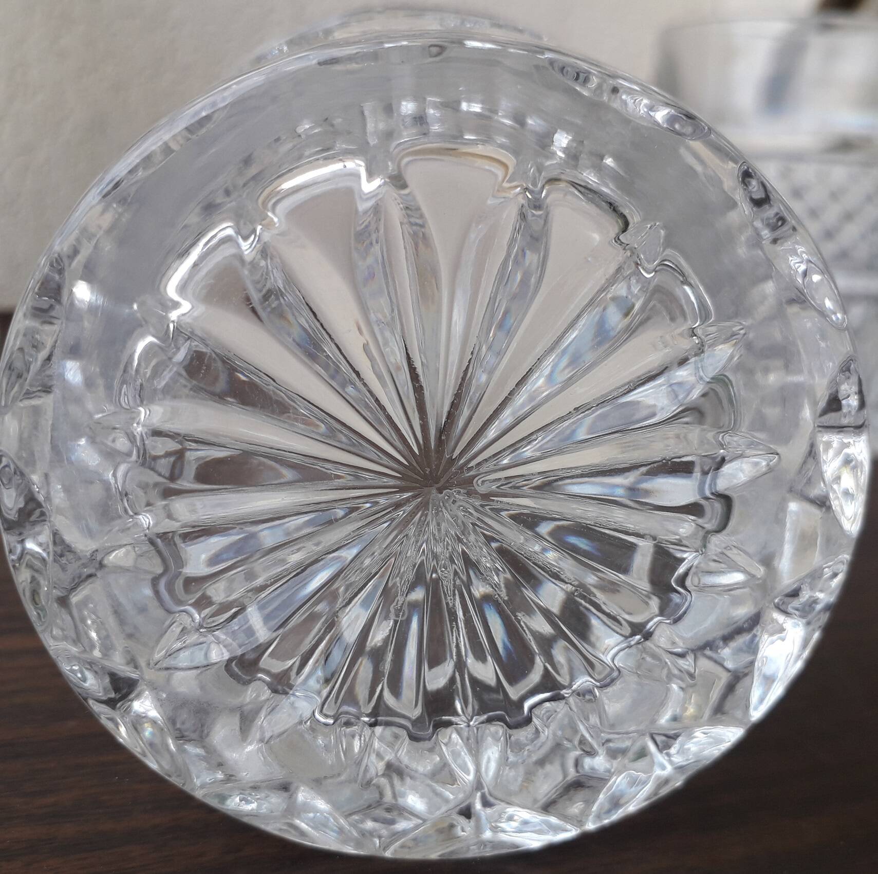 Whisky set with decanter and crystal glasses