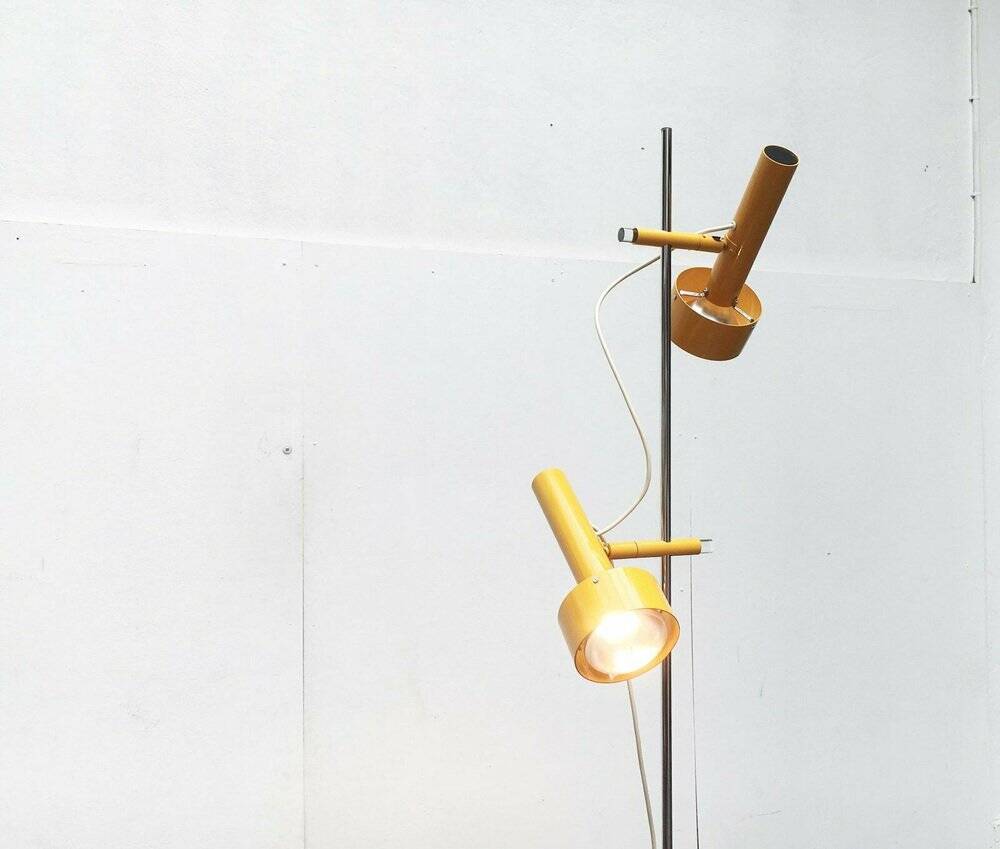 Mid-century floor lamp by Edi Franz for Swisslamps International, 1960s.