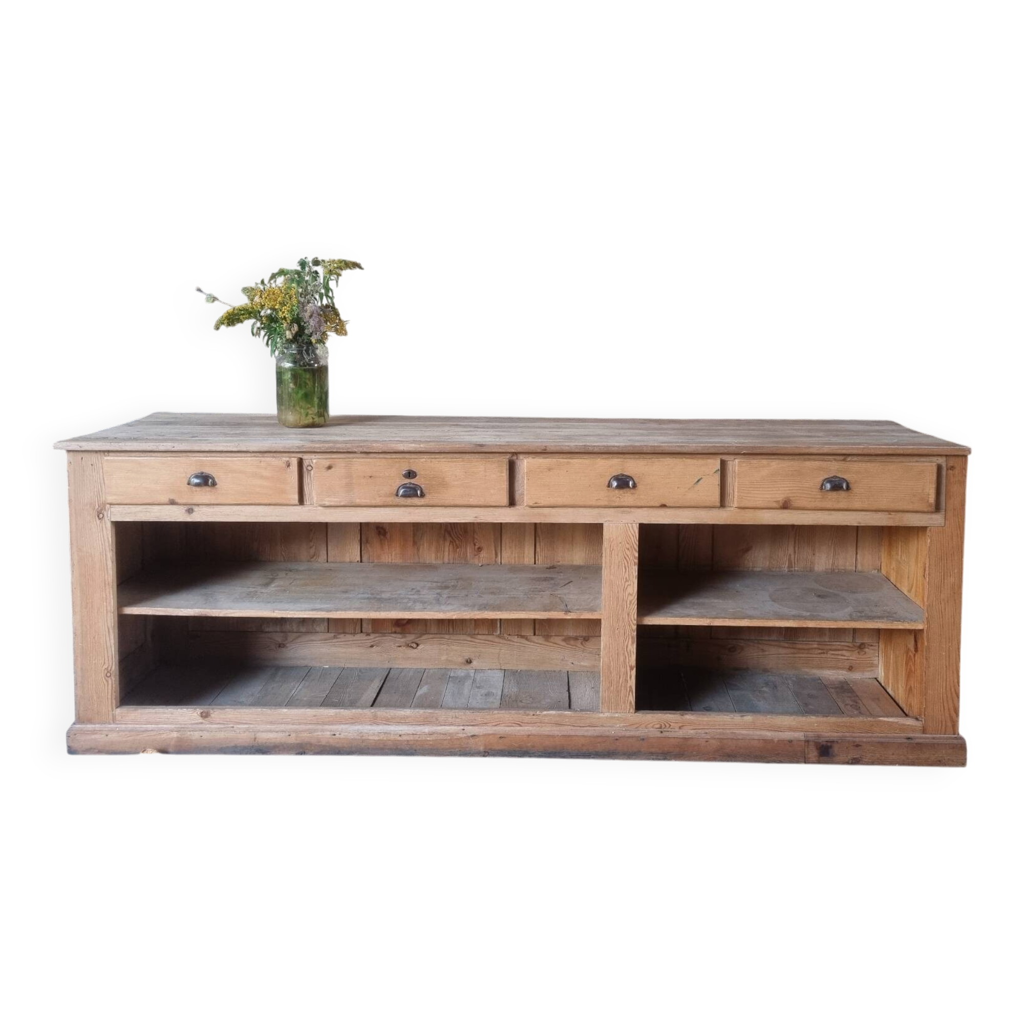 Enfilade comptoir rustique