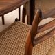 Niels Otto Møller Model 15 Dining Table with Six Model 78 Chairs, J.L. Møll