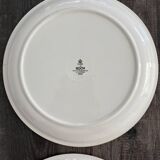 4 Delft Boch dinner plates