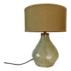 Lampe céramique, câble tissu 2M, abat-jour coton