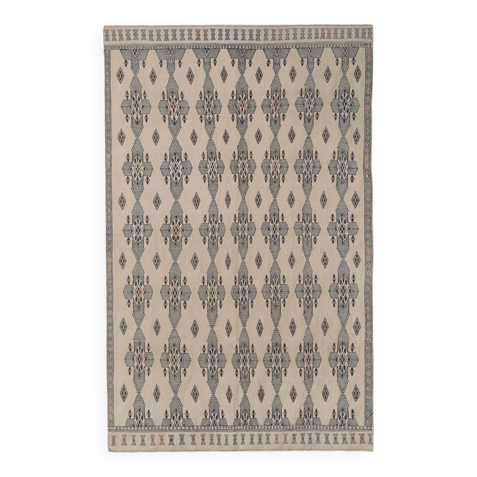 Vintage Turkish kilim, handwoven, 180x282 cm.