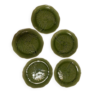 Lot de 5 assiettes en
