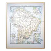 Printed in 1900, South America.