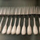 Christofle Marly, cake service: 12 forks + serving cake knife.