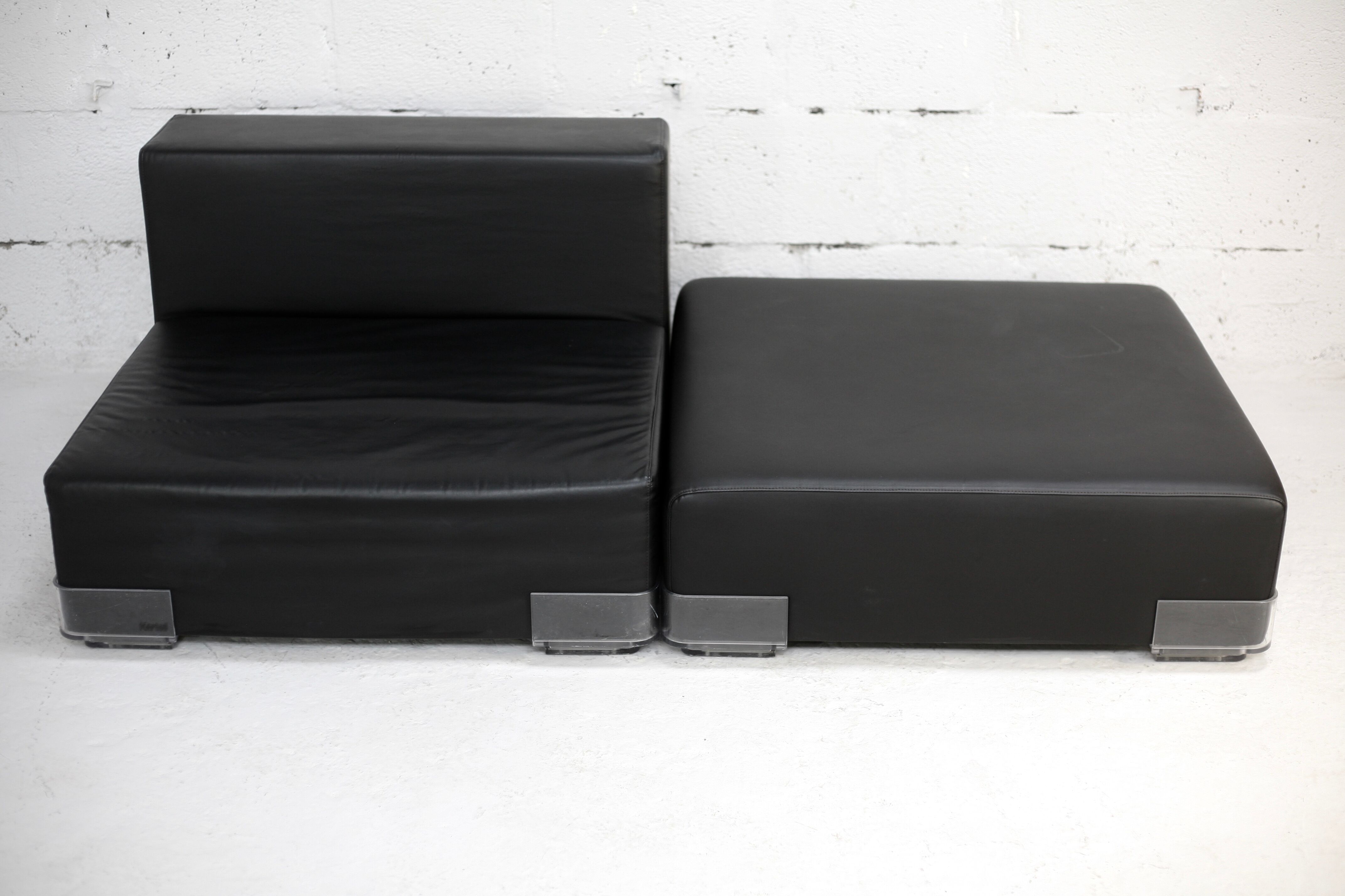 Modular sofa 2 places model "Plastics"Piero Lissoni Italy, circa 2005