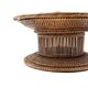 Centre de table, coupe en osier, Italie 1960
