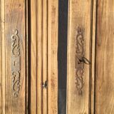 Old doors wardrobe for dressing or decoration