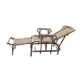 Wicker and rattan armchair 1900