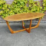 Scandinavian design oval coffee table