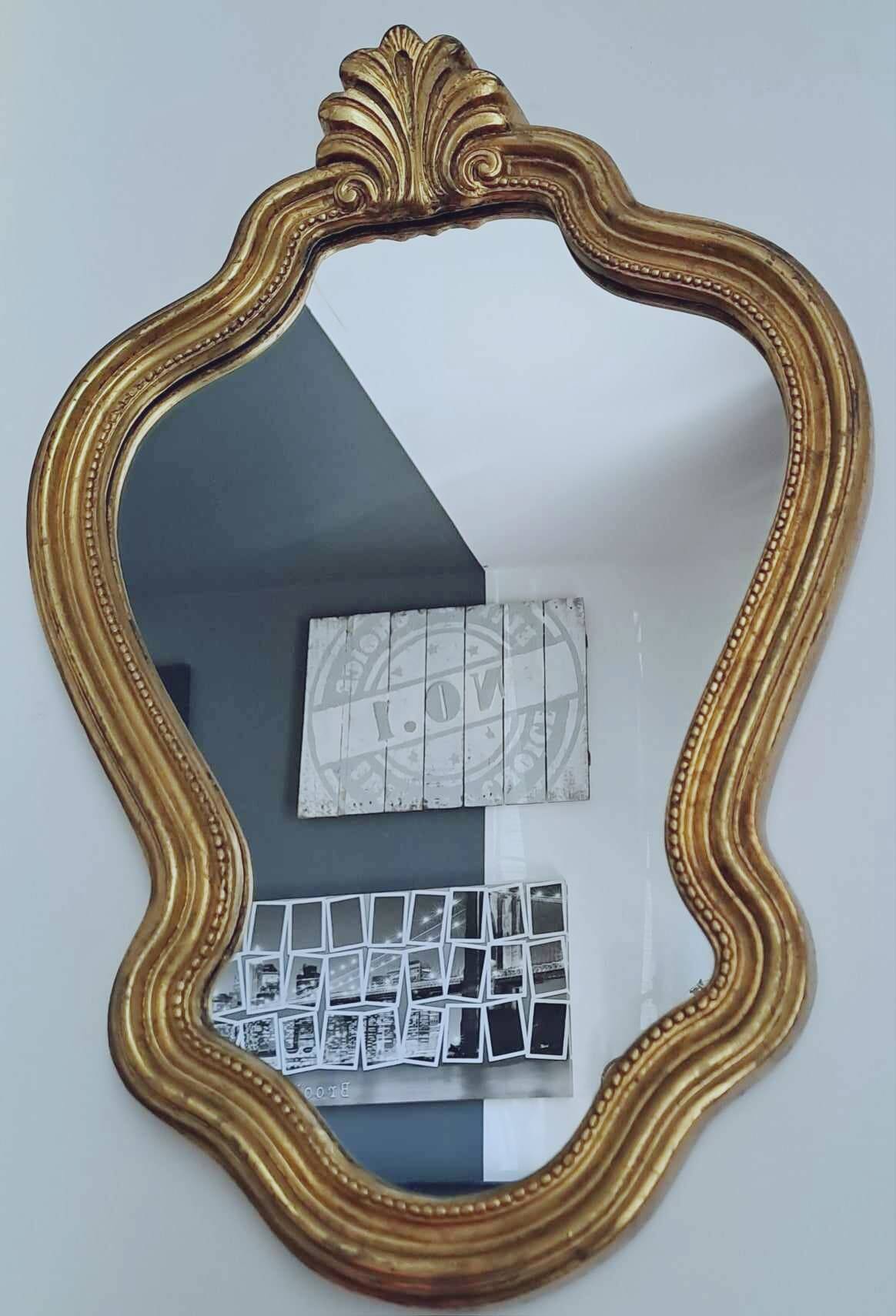 Rocaille Louis XV style mirror height 52cm