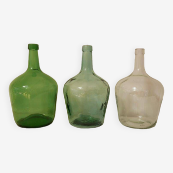 Set of 3 demijohns