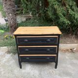 Old Louis Philippe style chest of drawers completely renovated