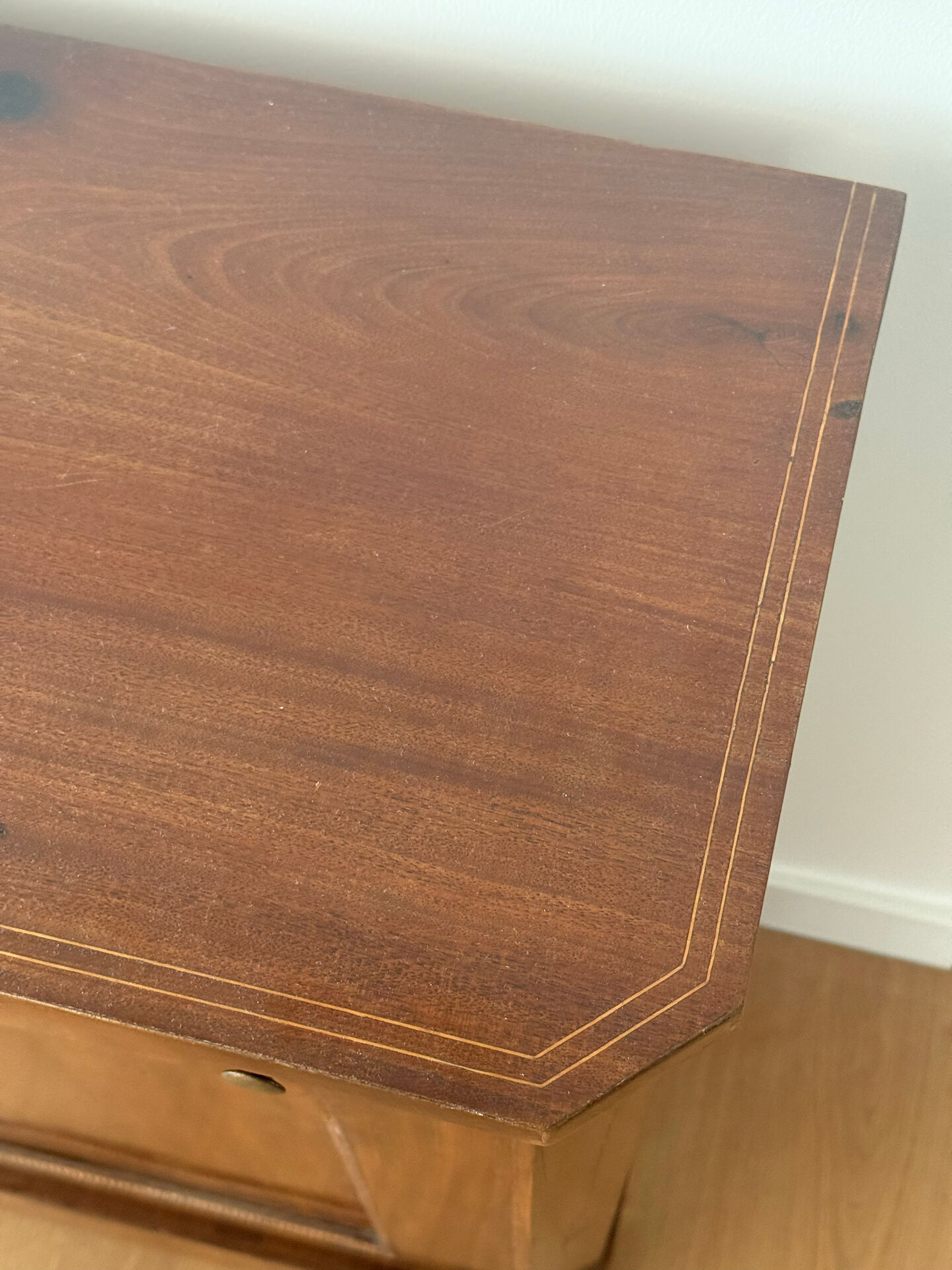 Antique 19th Century French Empire Cabinet — Solid Walnut with