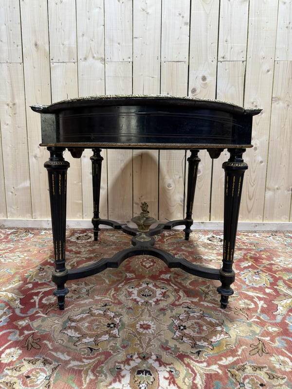 Bureau - Consile d'entrée époque Napoléon III en bois noirci