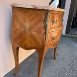 Curved chest of drawers louis XV