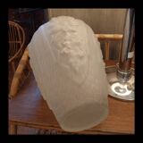 Art Deco pressed glass vase
