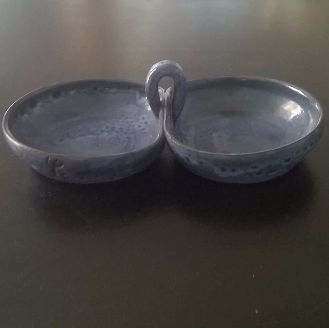 Vintage ceramic double cup