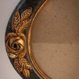 Oval art deco frame