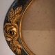 Oval art deco frame