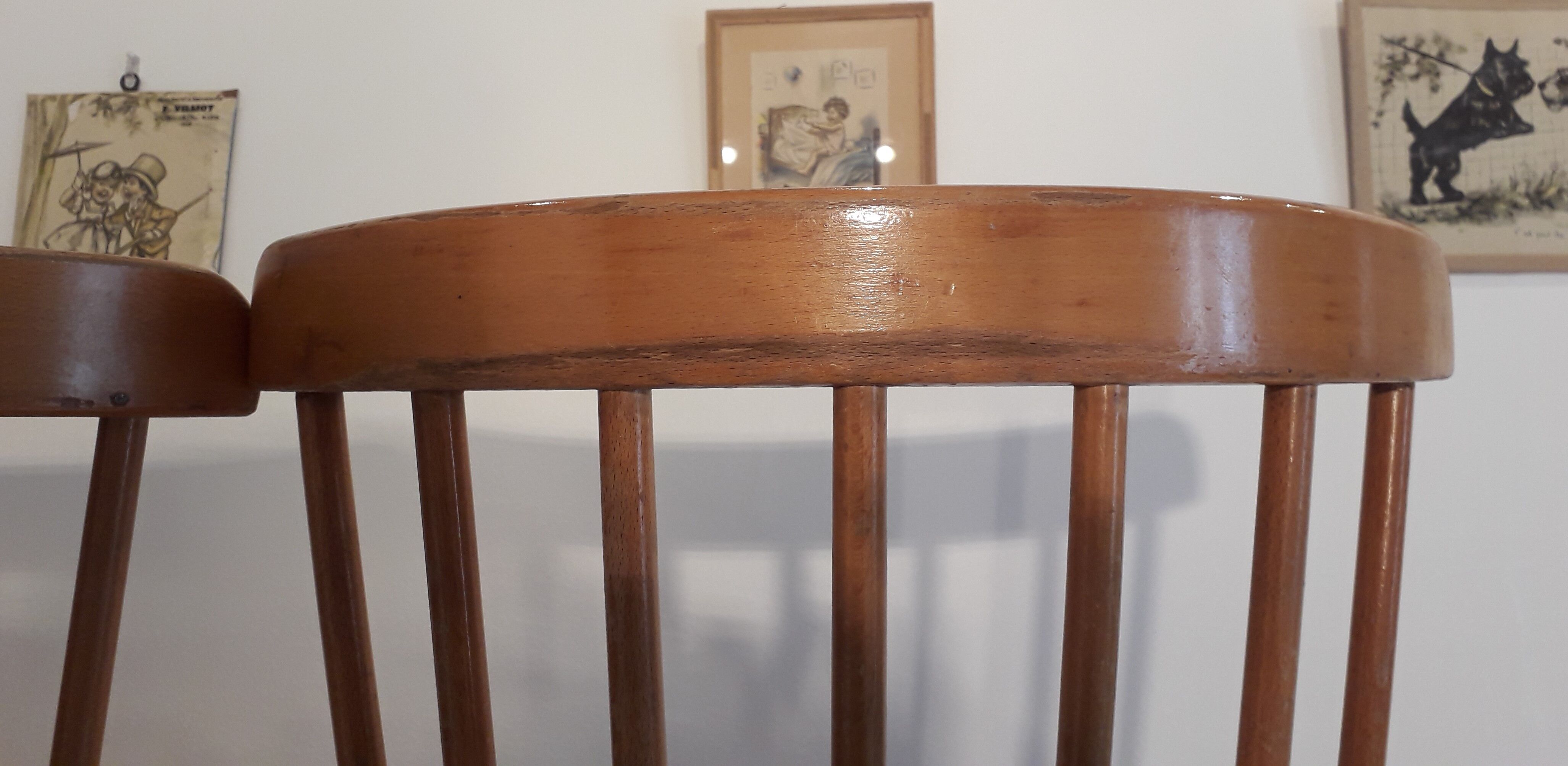 Pair of Baumann vintage chairs
