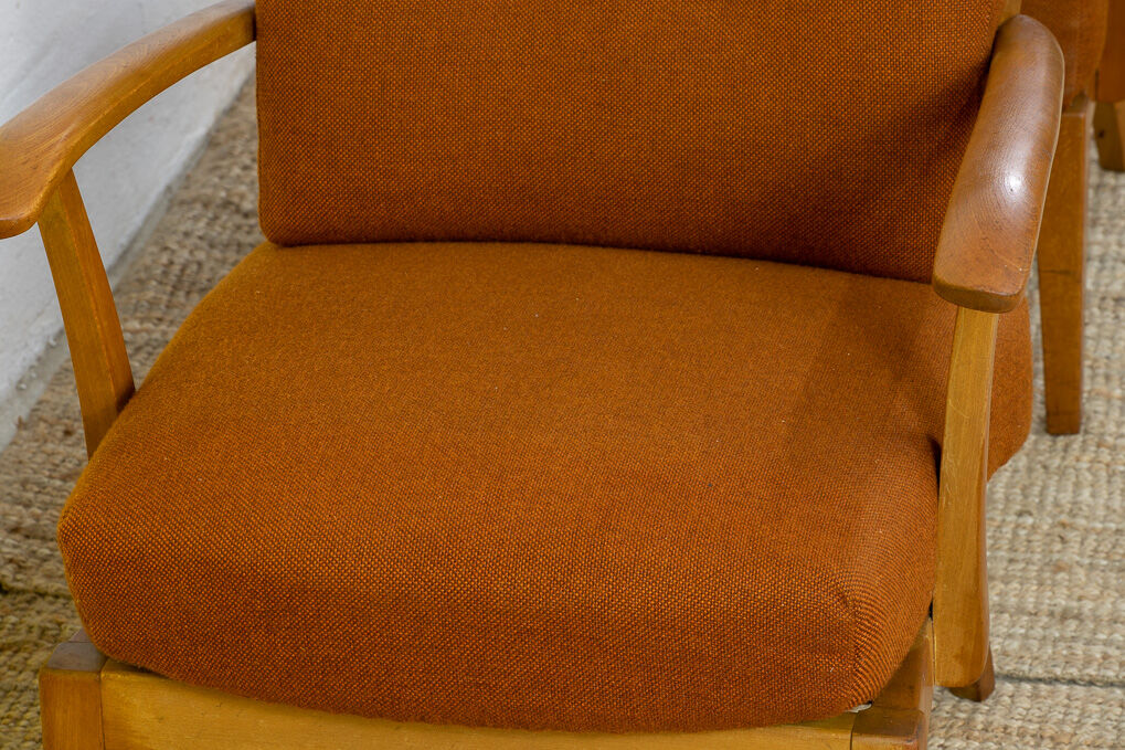 Pair of scandinavian armchairs 66 cm