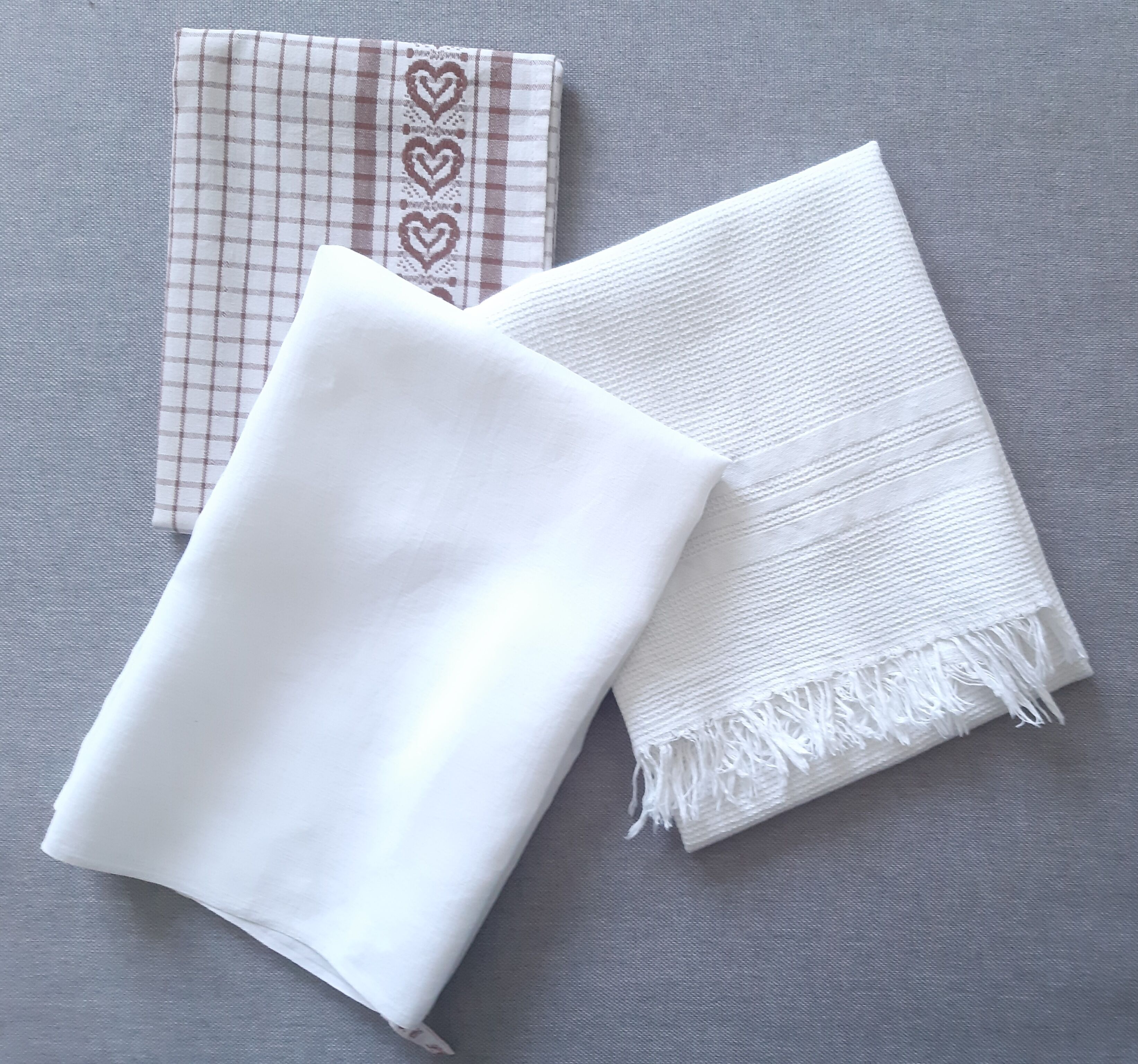 3 tea towels
