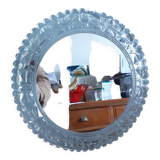 Applique vintage métal verre et miroir